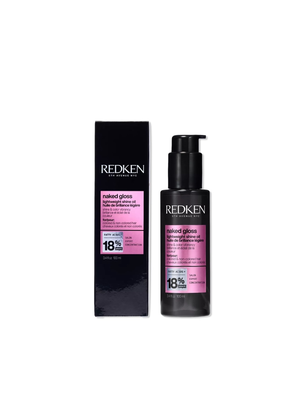 NWOT! Redken Naked Gloss Lightweight Hair Oil for Shine and Frizz Control